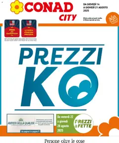 Anteprima Conad City Lombardia catalogo valida dal 14/08/2025