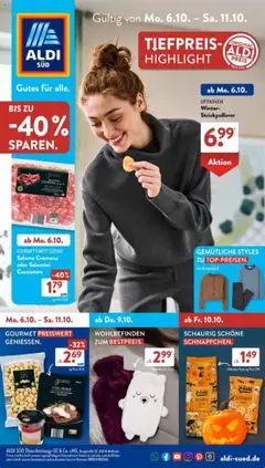 Vorschau Aldi Süd Prospekt 	 gültig ab 06.10.2025