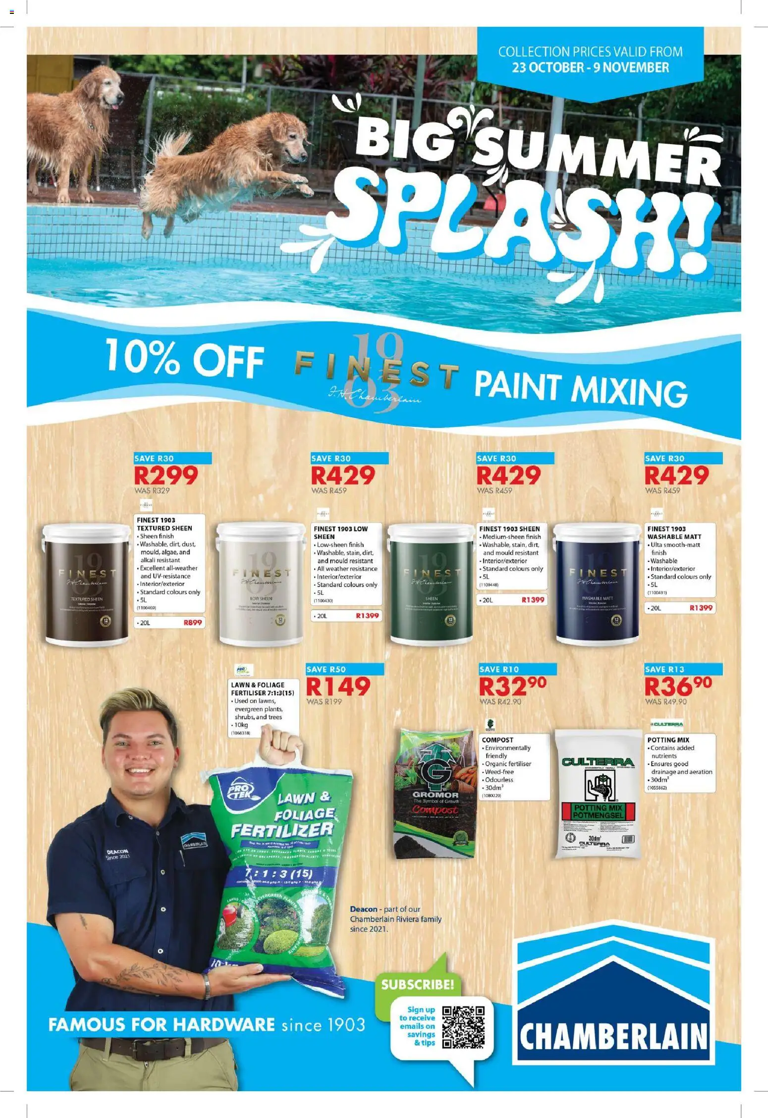 Chamberlain Big Summer Splash - page 1- valid from 23/10/2025