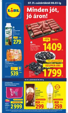 Előnézet Lidl Akciós újság érvényes 2025.07.31.-tól