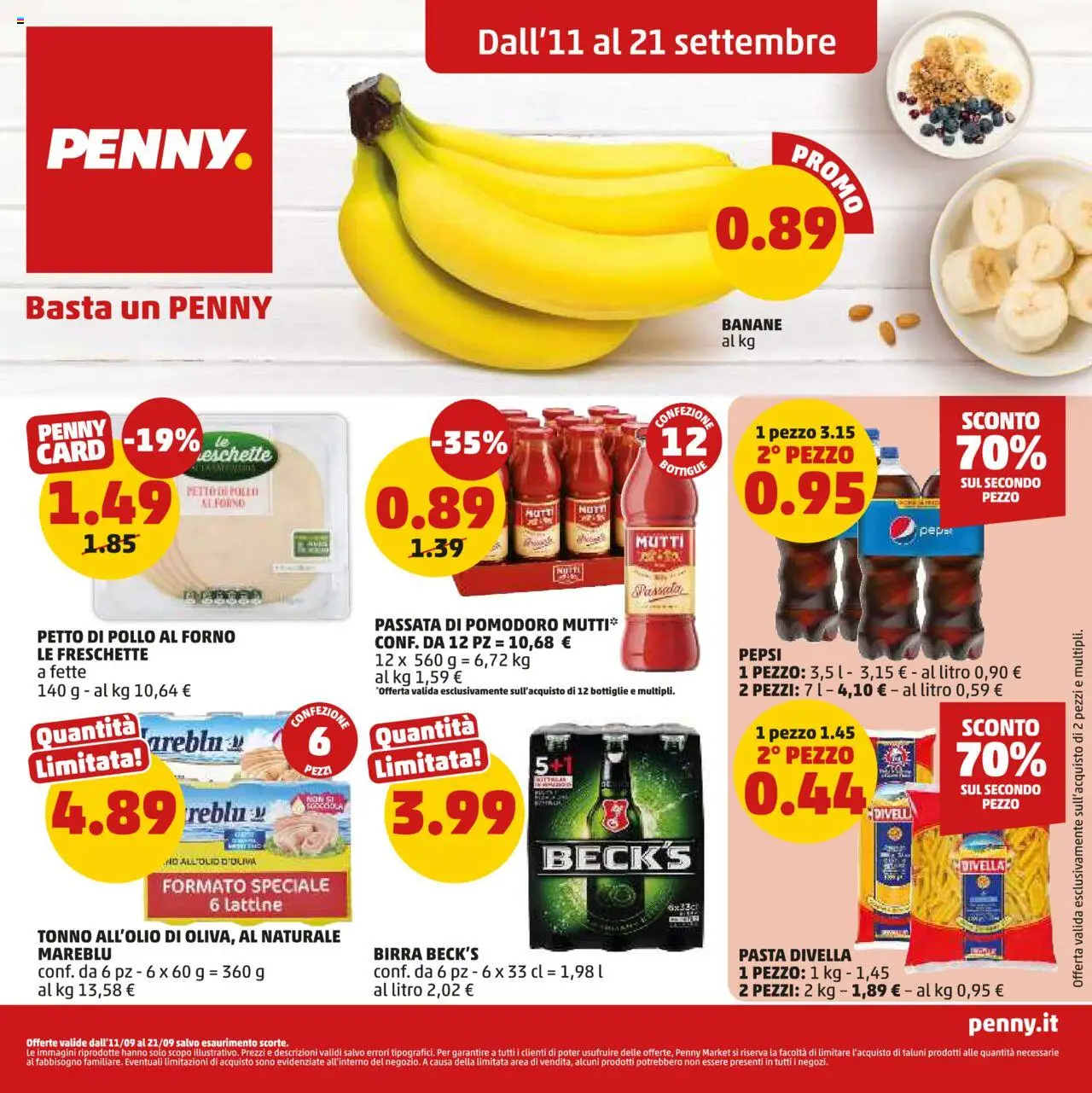 Volantino PENNY	 - pagina 1 - valido dal 11/09/2025