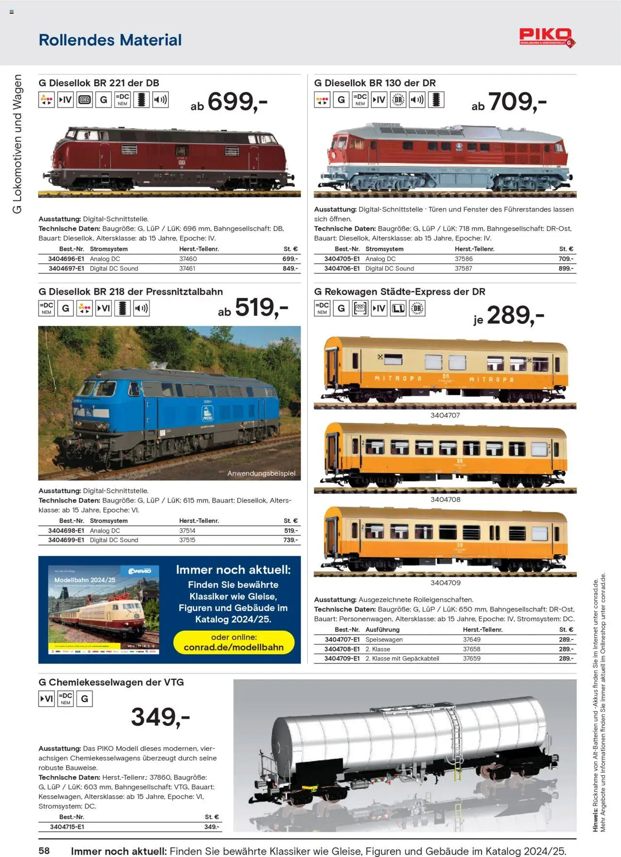 Conrad  Modellbahn Katalog - Seite 60 - gültig ab 25.08.2025