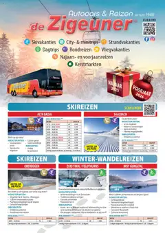 De ZigeunerNajaars- en voorjaarsbrochure 2025 - 2026 geldig vanaf 15/09/2025