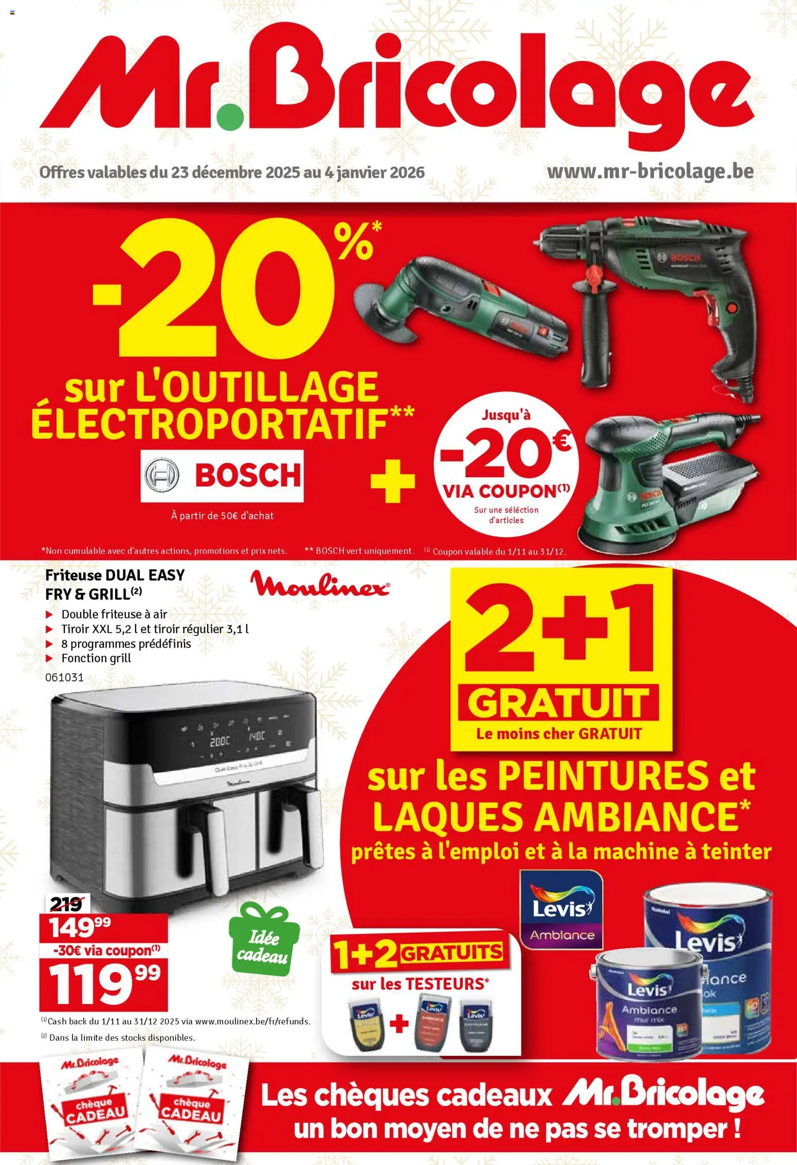 Mr Bricolage folder / publicité - pagina 1- geldig vanaf 23/12/2025