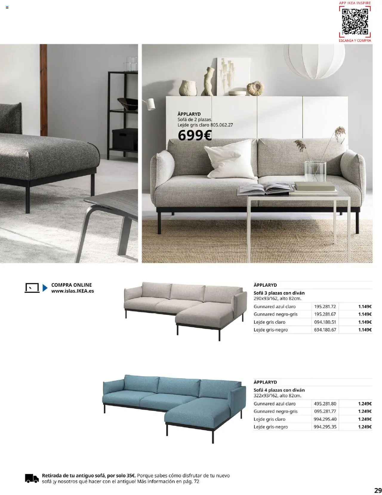 Catálogo IKEA Sofáš - Página de 29 - Válido desde 10/04/2025