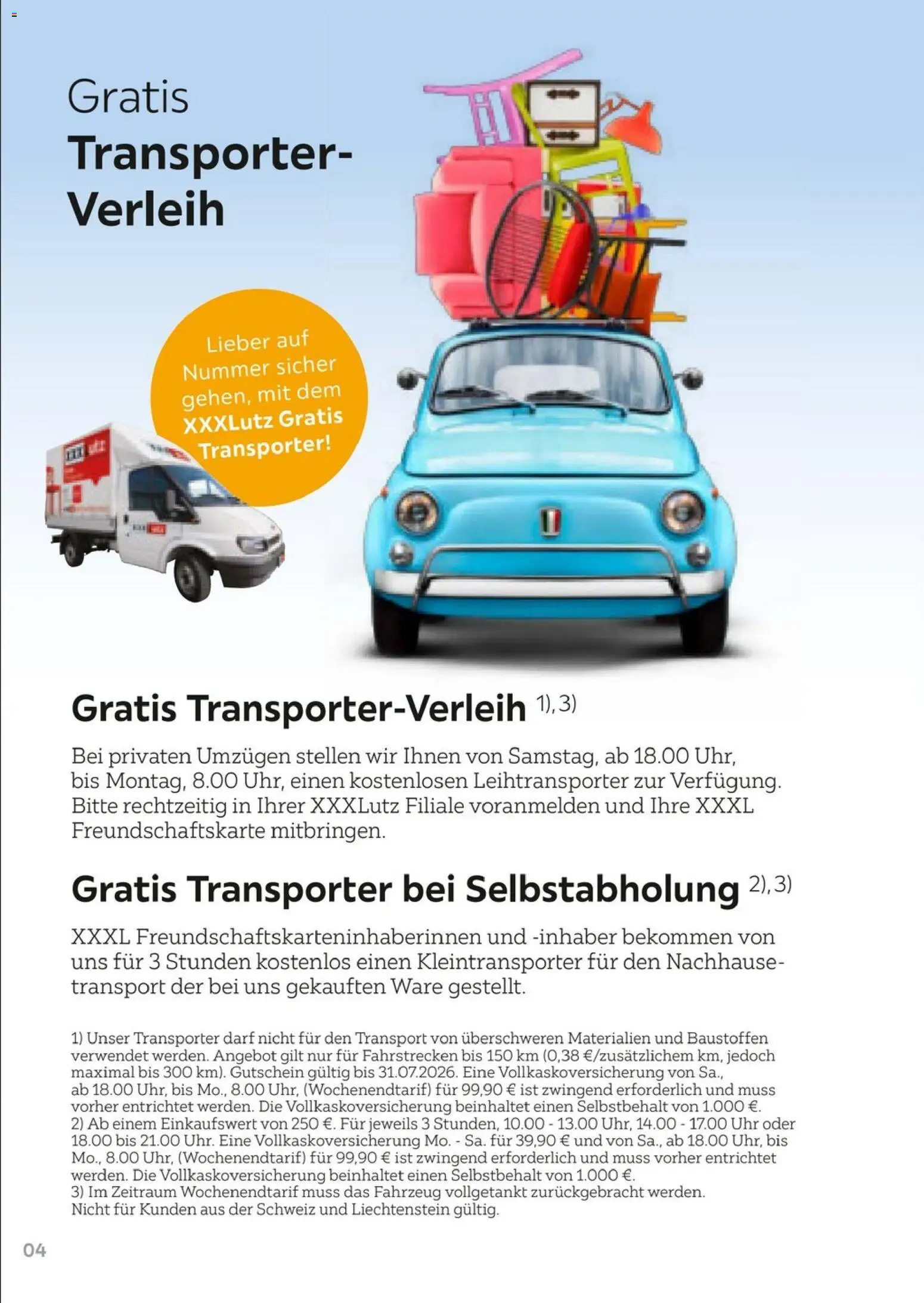 XXXL Lutz  Freundschaftskartenjournal - Seite 4 - gültig ab 01.02.2026