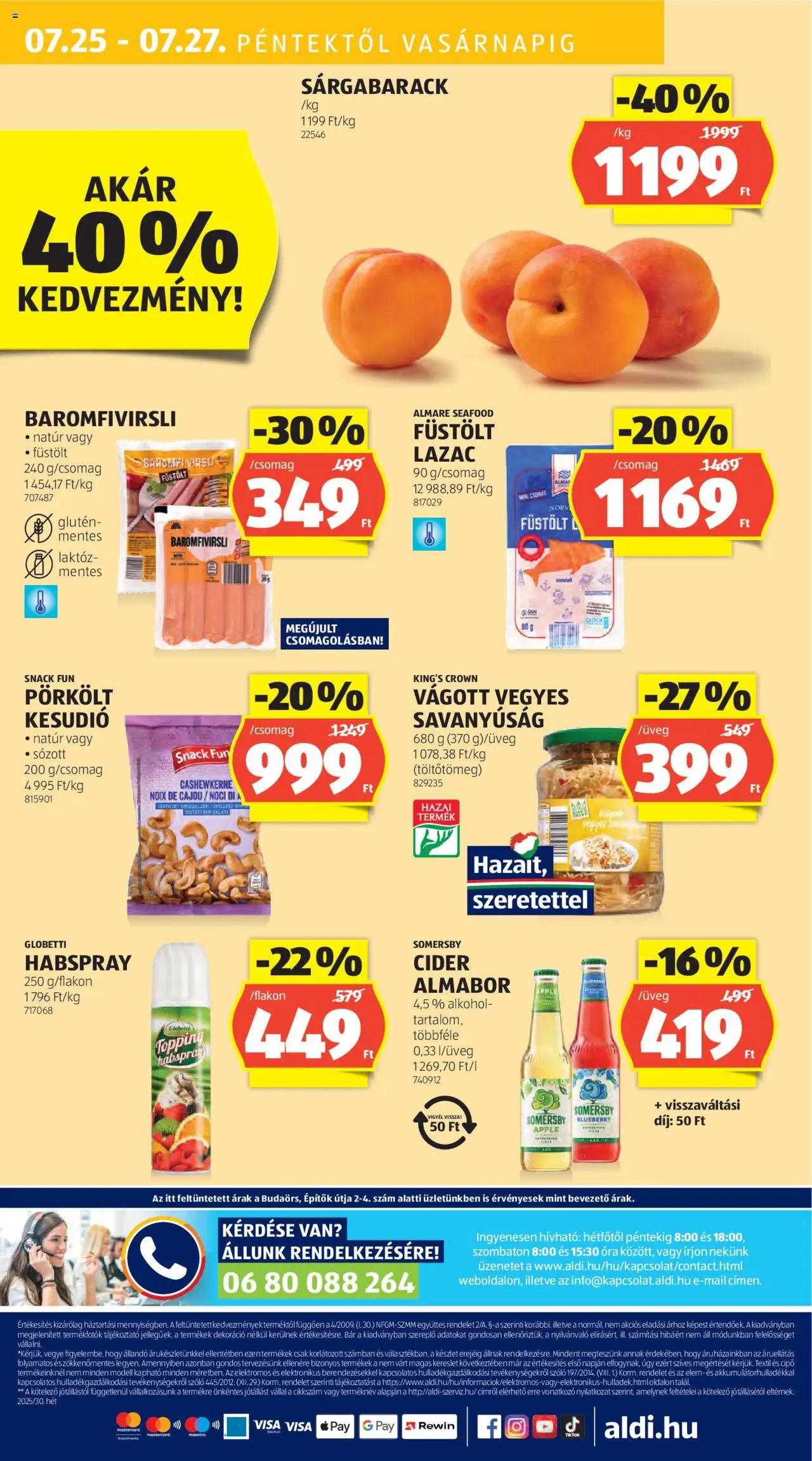 Aldi Akciós újság - 50oldal - érvényes 2025.07.24.-tól