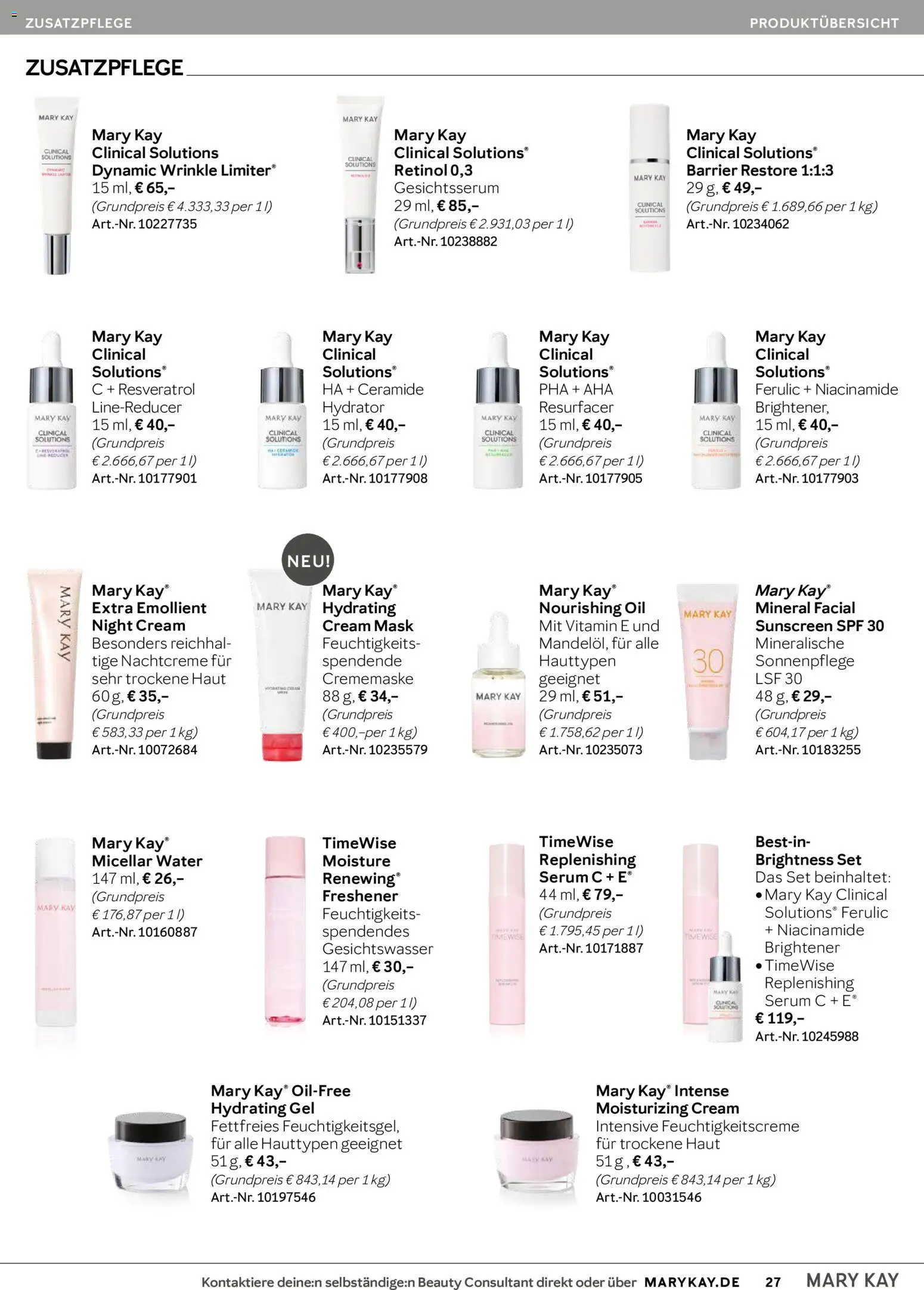 Mary Kay Katalog - Seite 27 - gültig ab 15.04.2026