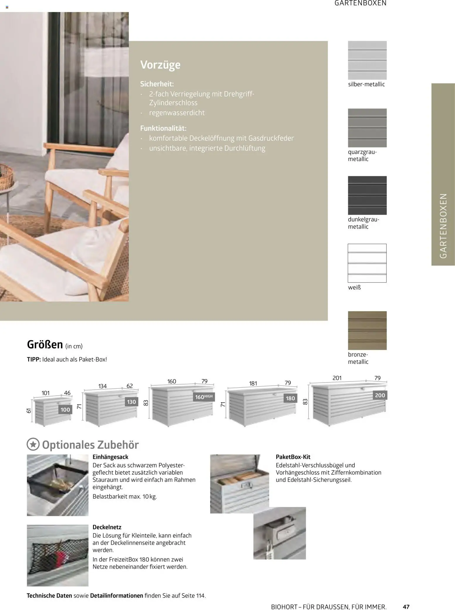 Dehner Biohort – Metall für Garten & Terrasse - Seite 47 - gültig ab 01.01.2026