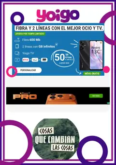 Vista previa del folleto Yoigo ofertas válido desde 14/10/2025
