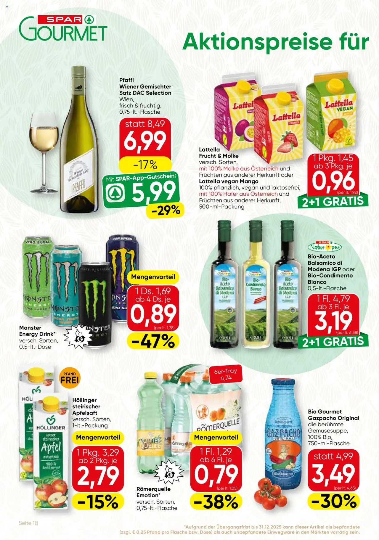 SPAR Gourmet Flugblatt - Seite 10- gültig ab 17.07.2025