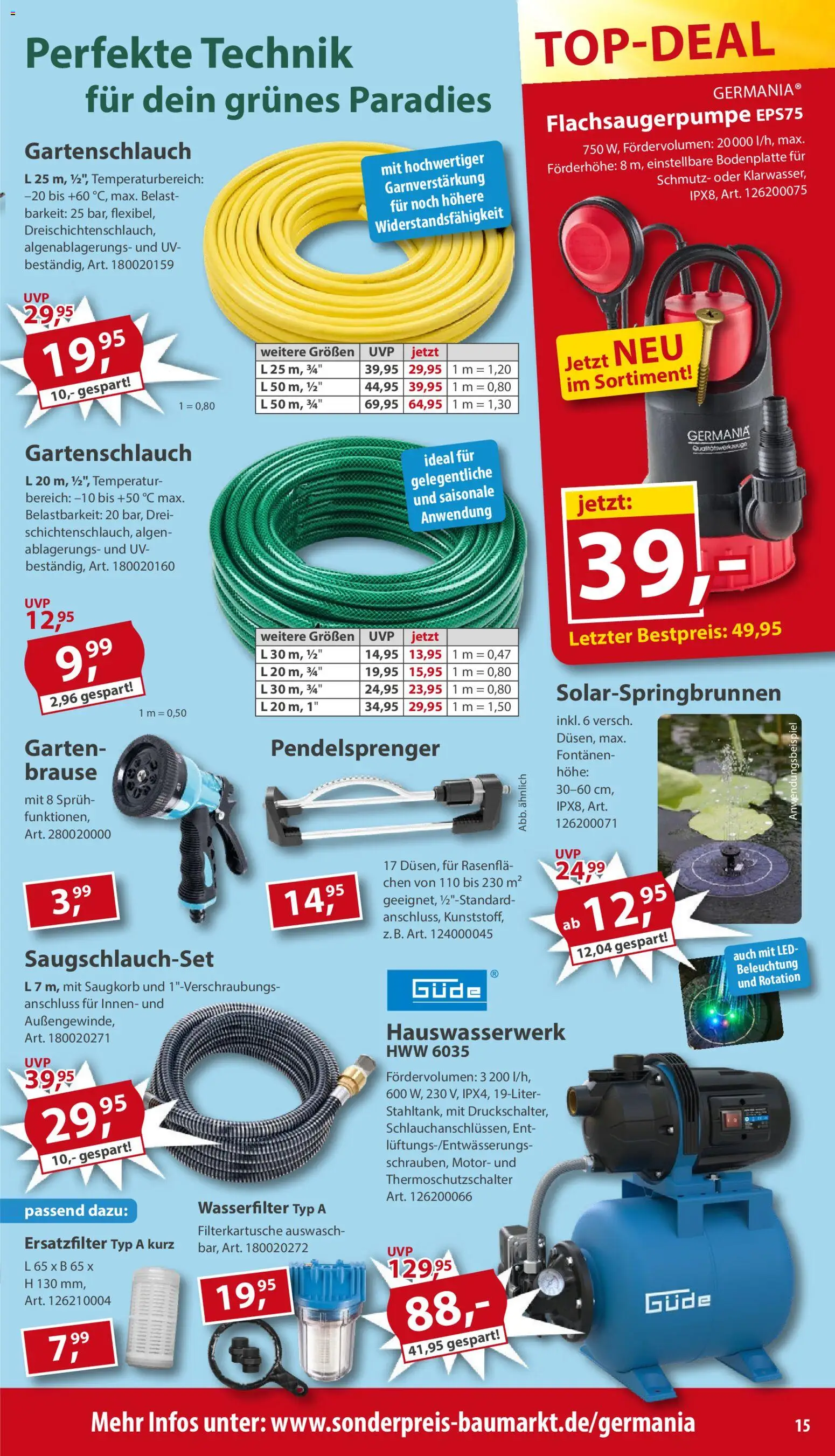 Sonderpreis Baumarkt Prospekt 	 - Seite 15 - gültig ab 28.02.2026