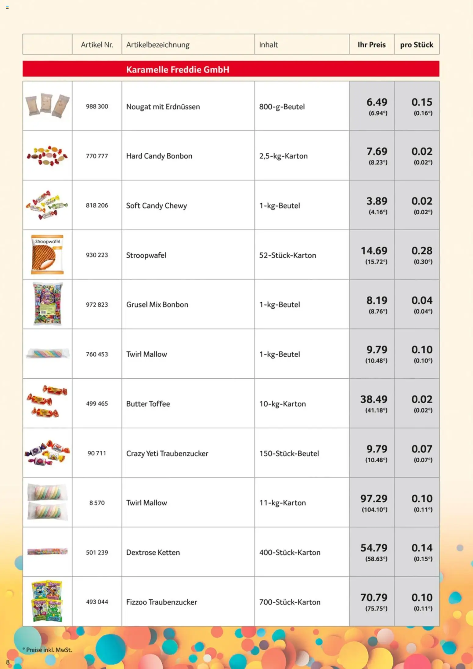 Selgros Karnevalssortiment - Seite 8 - gültig ab 01.11.2025