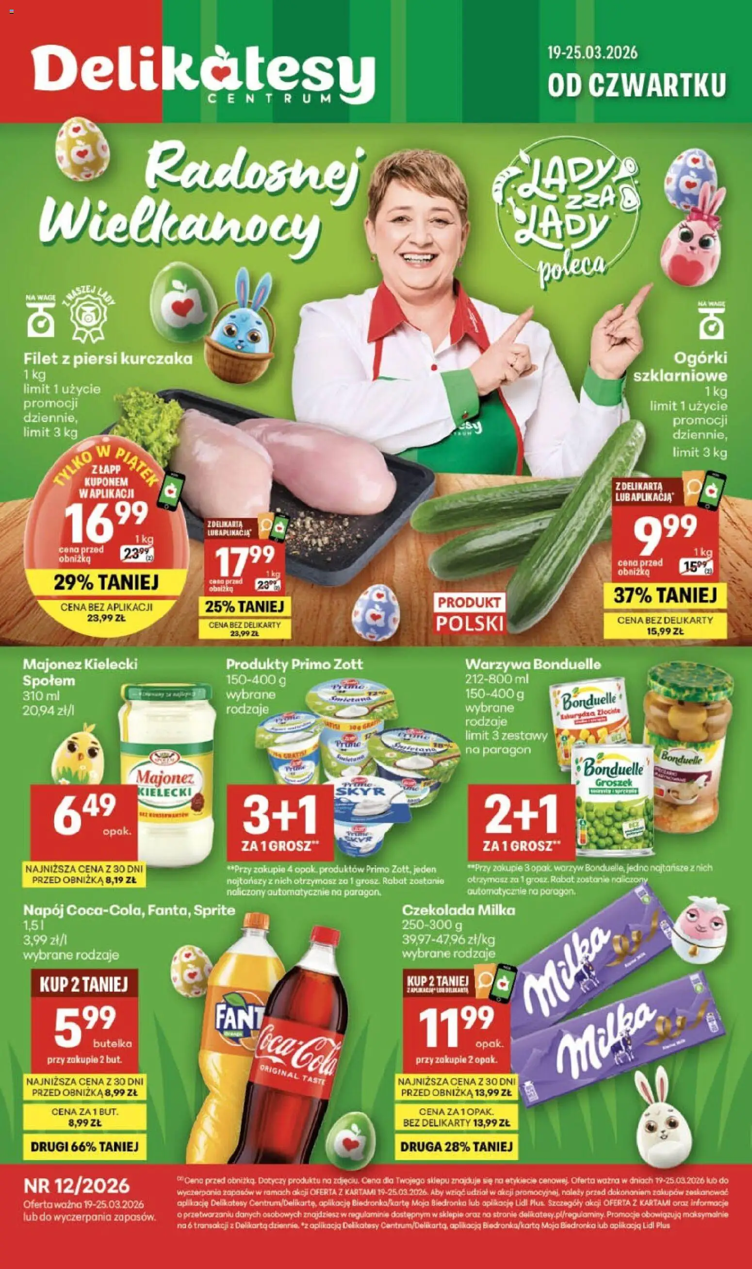 Delikatesy Centrum gazetka - strona 1- ważny od 19.03.2026