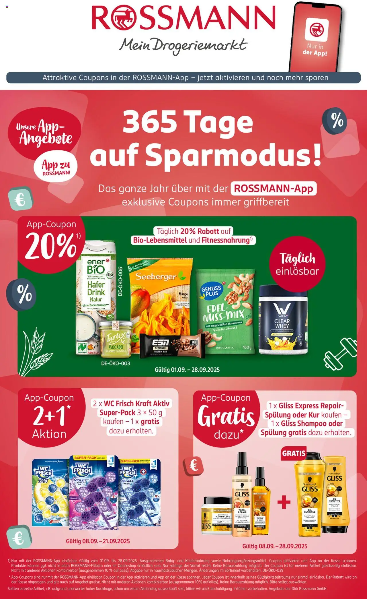 Rossmann Prospekt 	 - Seite 1 - gültig ab 01.09.2025