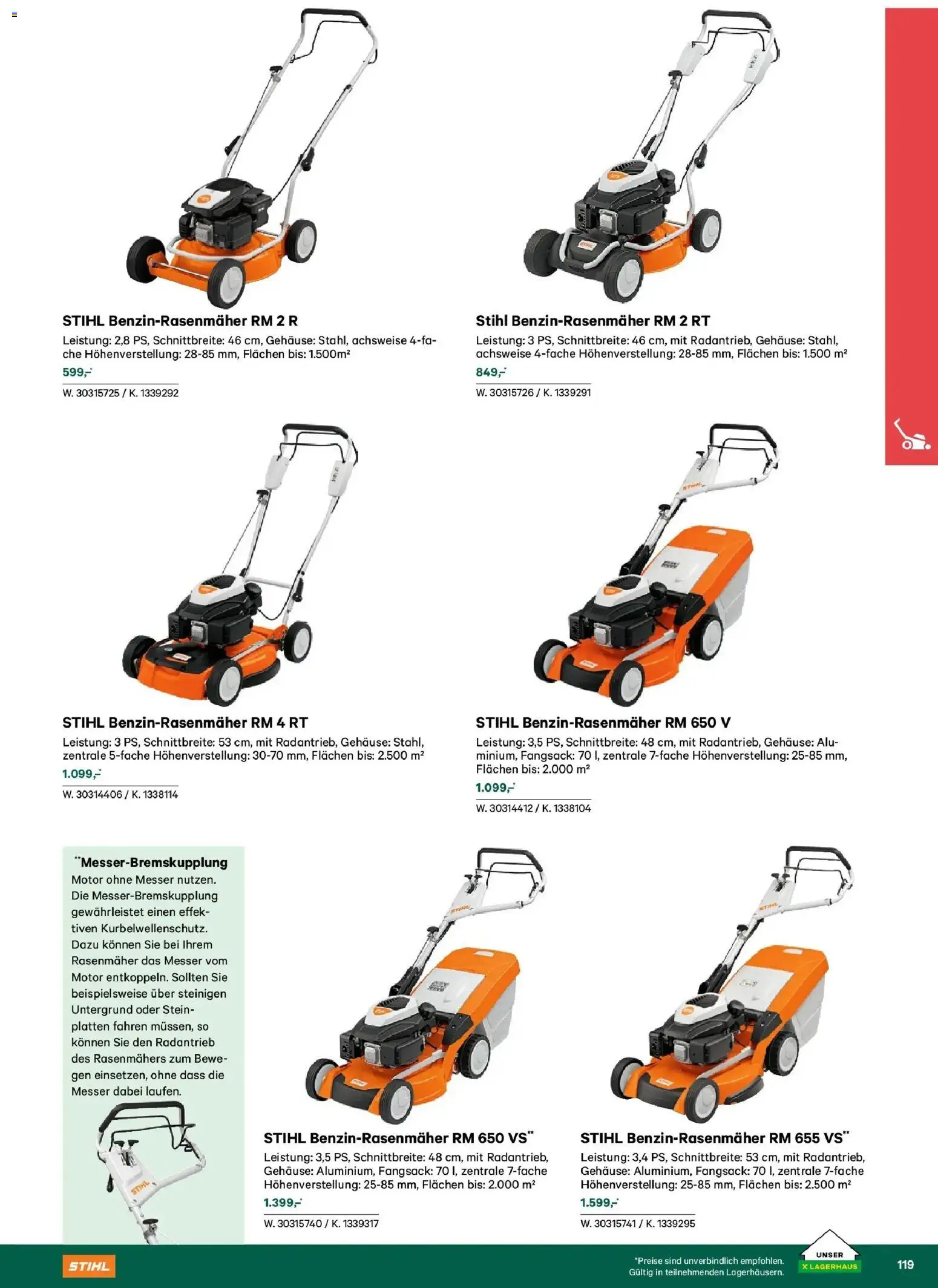 Lagerhaus Garten & Freizeit Katalog 2026 - Wien, Innsbruck - page 119- valid from 01.03.2026