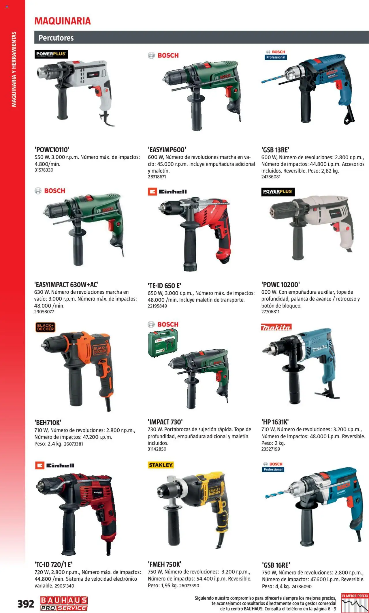 Bauhaus - ProService  - Página de 392 - Válido desde 24/02/2025
