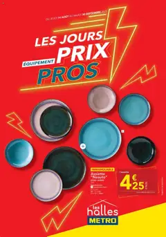 Aperçu METRO - Les jours prix pros équipement valable à partir du 14/08/2025