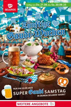 Vorschau Selgros Gaudi-Wochen gültig ab 21.08.2025