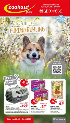 Vorschau zookauf Prospekt 	 gültig ab 28.03.2026