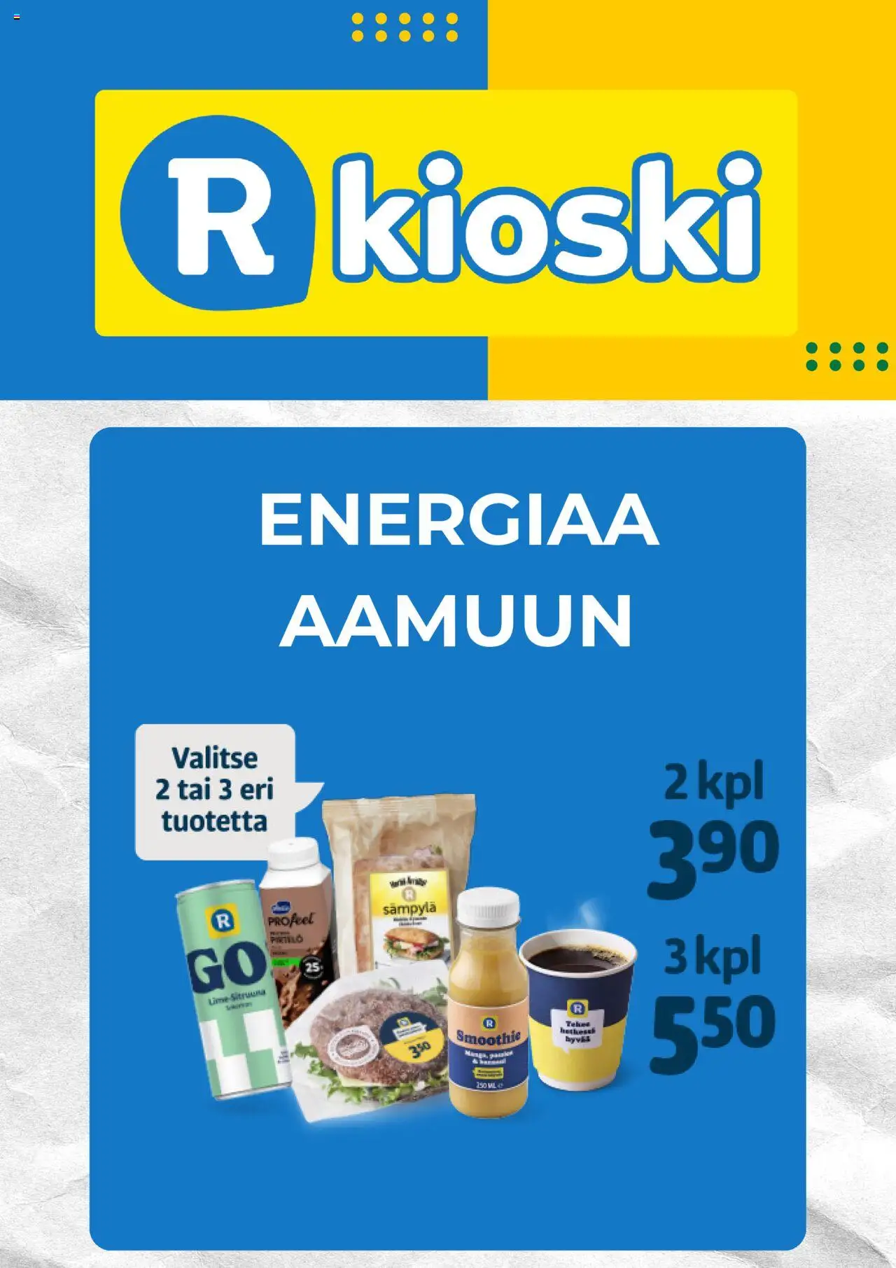 R-kioski tarjoukset - sivu 1- voimassa alkaen 13/08/2025