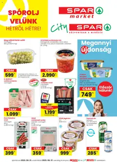 Előnézet Spar - City Spar szórólap érvényes 2025.08.21.-tól