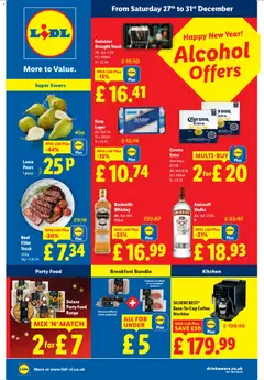 Lidl - Alcohol offers valid from 27/12/2025