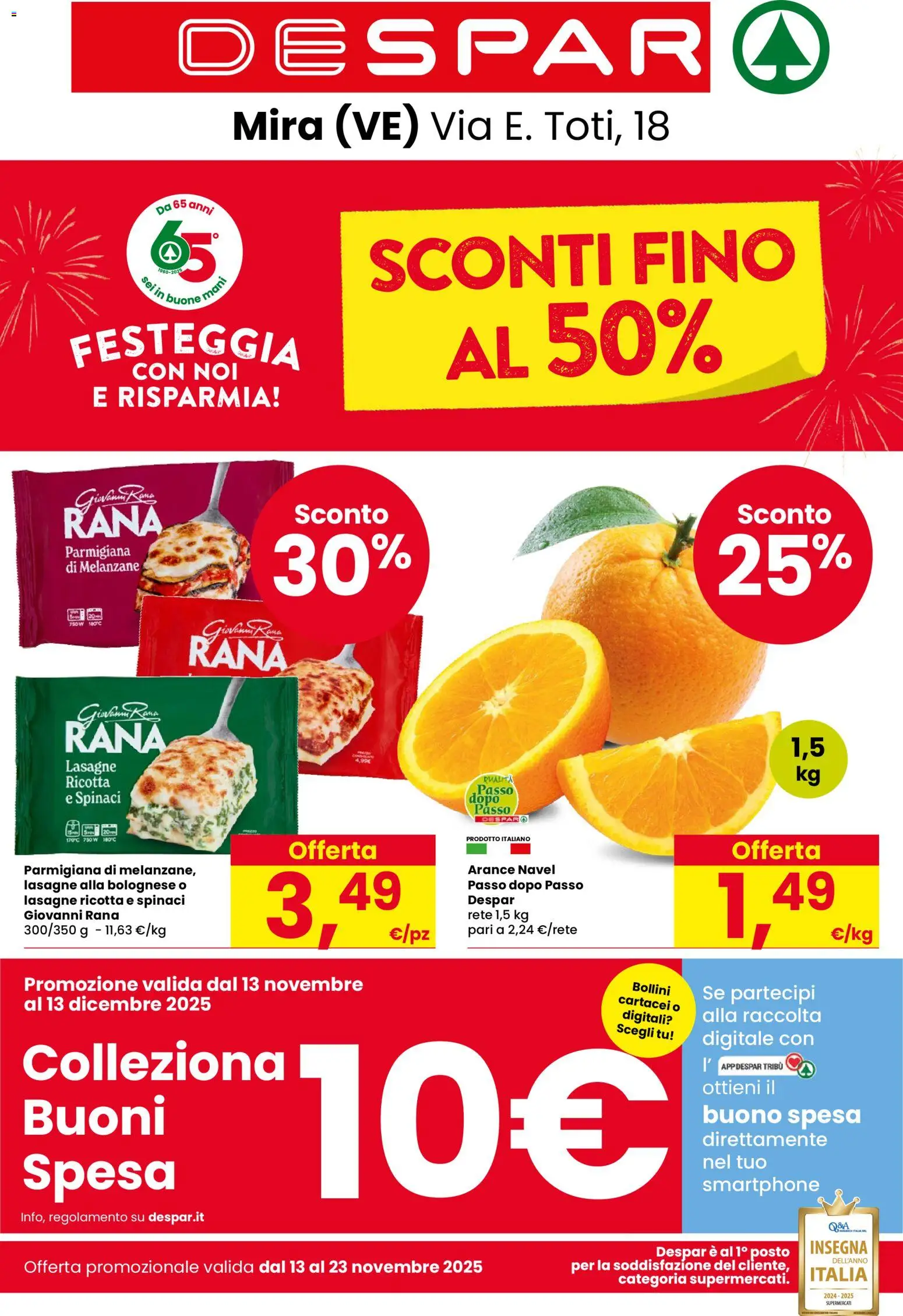 Despar Mira catalogo - pagina 1 - valido dal 13/11/2025