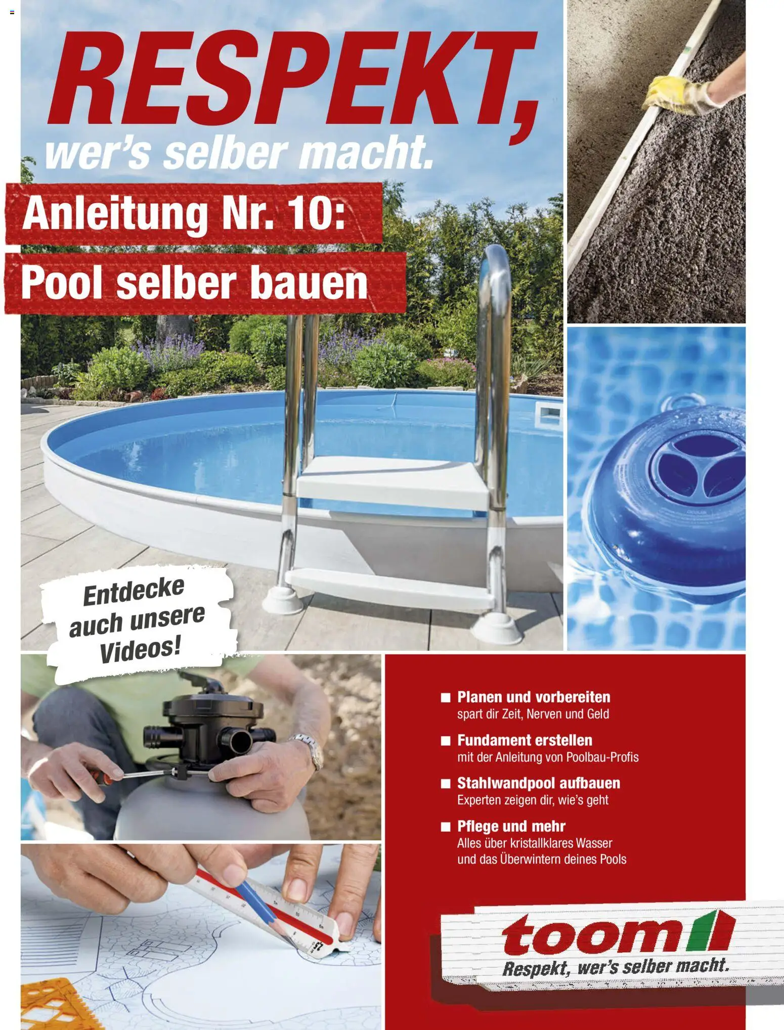 Toom Baumarkt Pool selber bauen - Seite 1 - gültig ab 01.01.2026