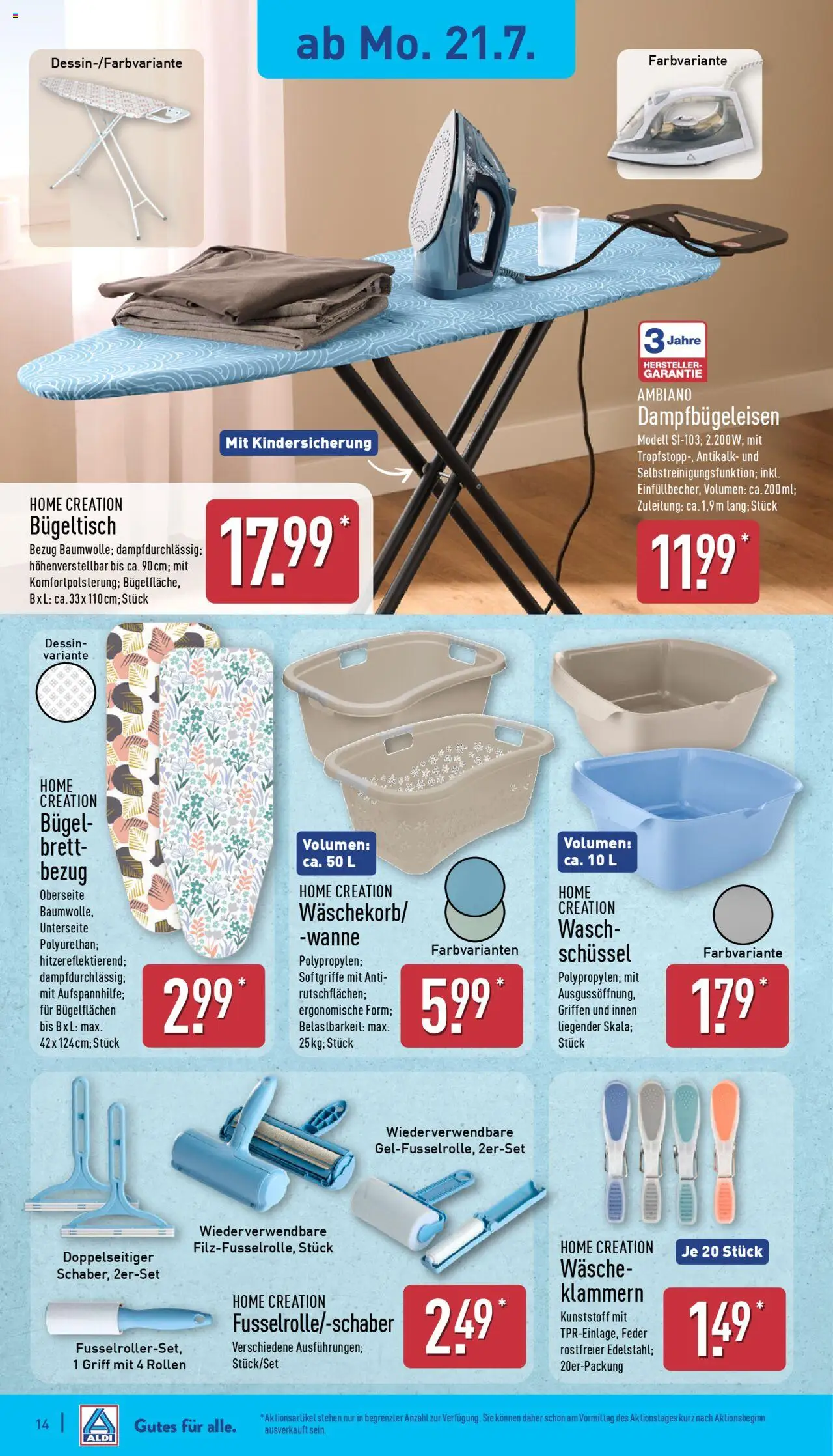 Aldi Prospekt 	 - Seite 14 - gültig ab 21.07.2025