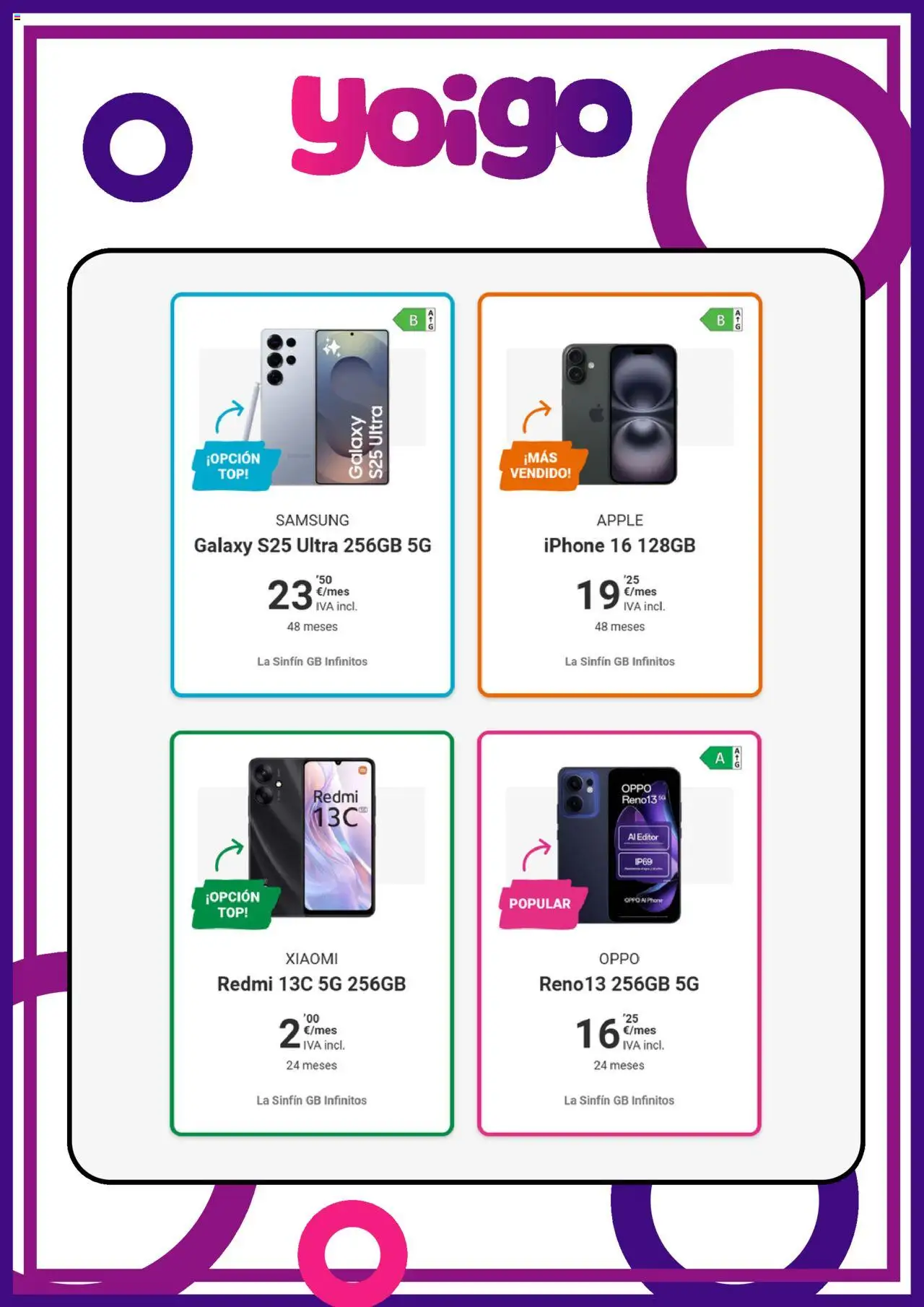 Yoigo ofertas - Página de 5 - Válido desde 14/07/2025