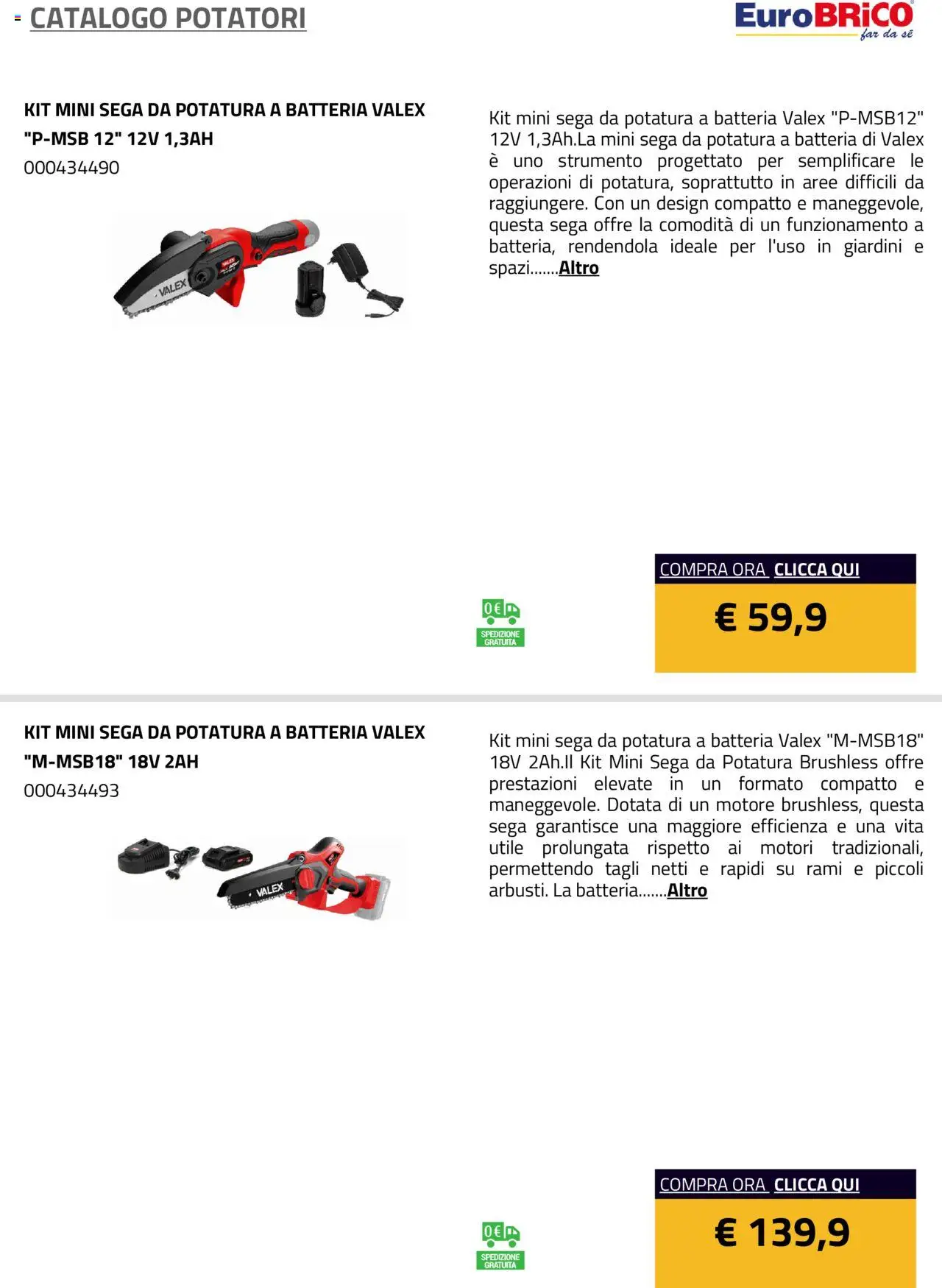 Eurobrico Potatori catalogo - pagina 35 - valido dal 23/07/2025