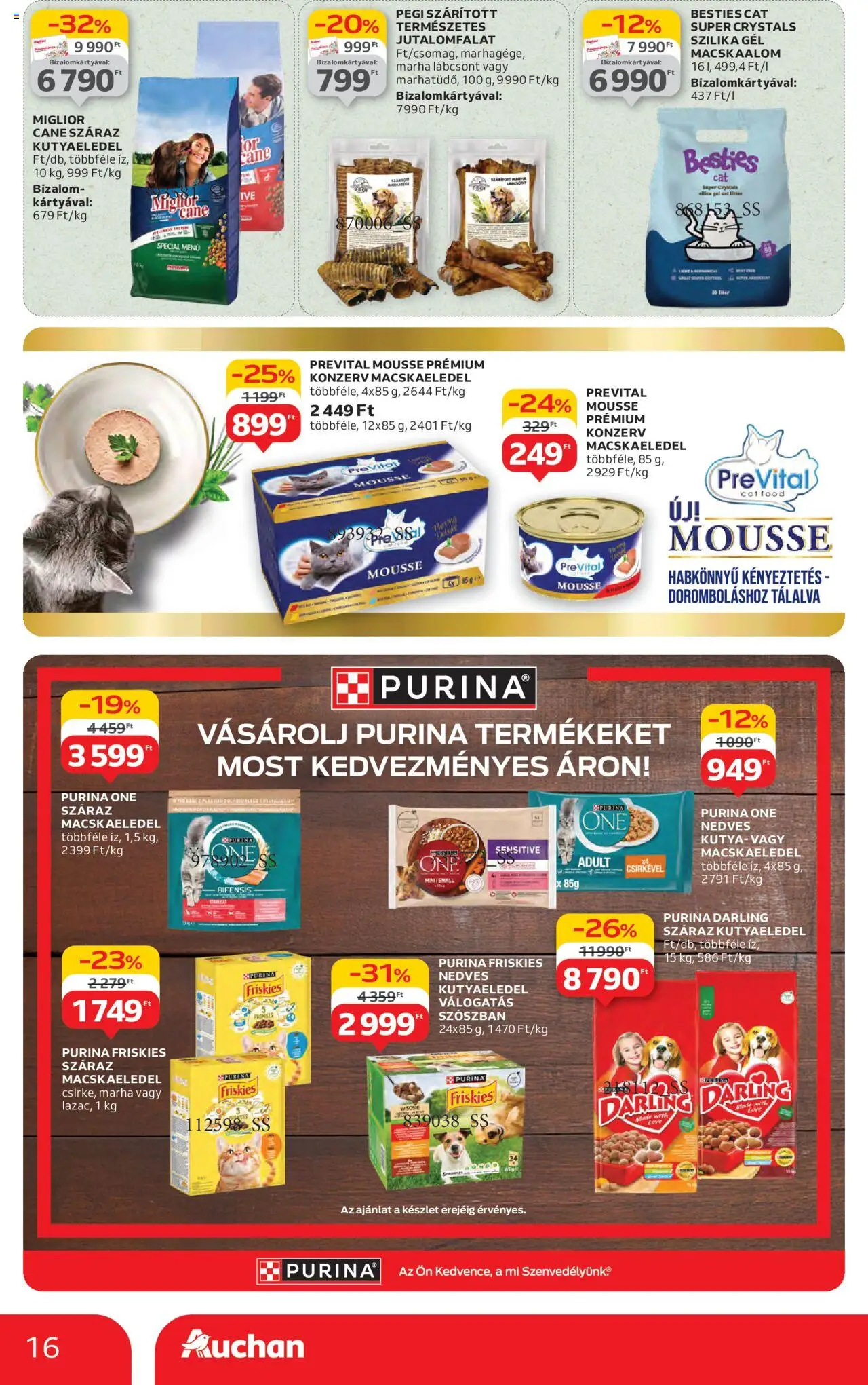 Auchan Hipermarket márkás akciók - 16oldal - érvényes 2025.07.17.-tól