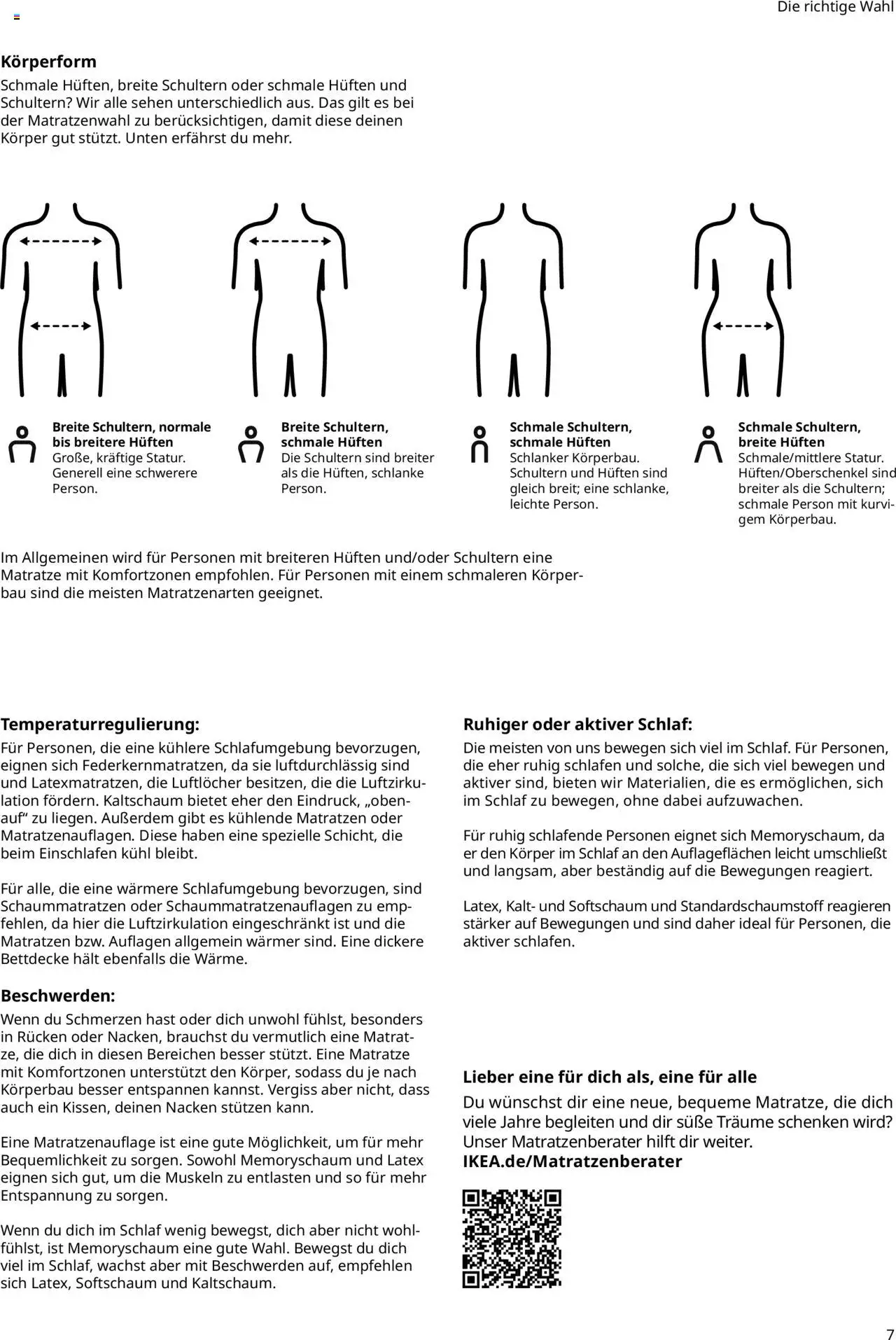Ikea Prospekt  Schlafkomfort	 - Seite 7 - gültig ab 30.09.2025