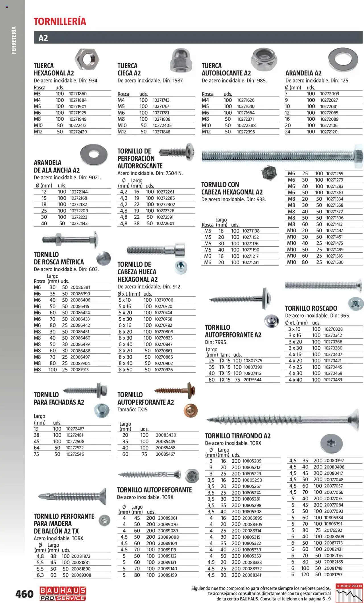 Bauhaus - ProService  - Página de 460 - Válido desde 24/02/2025