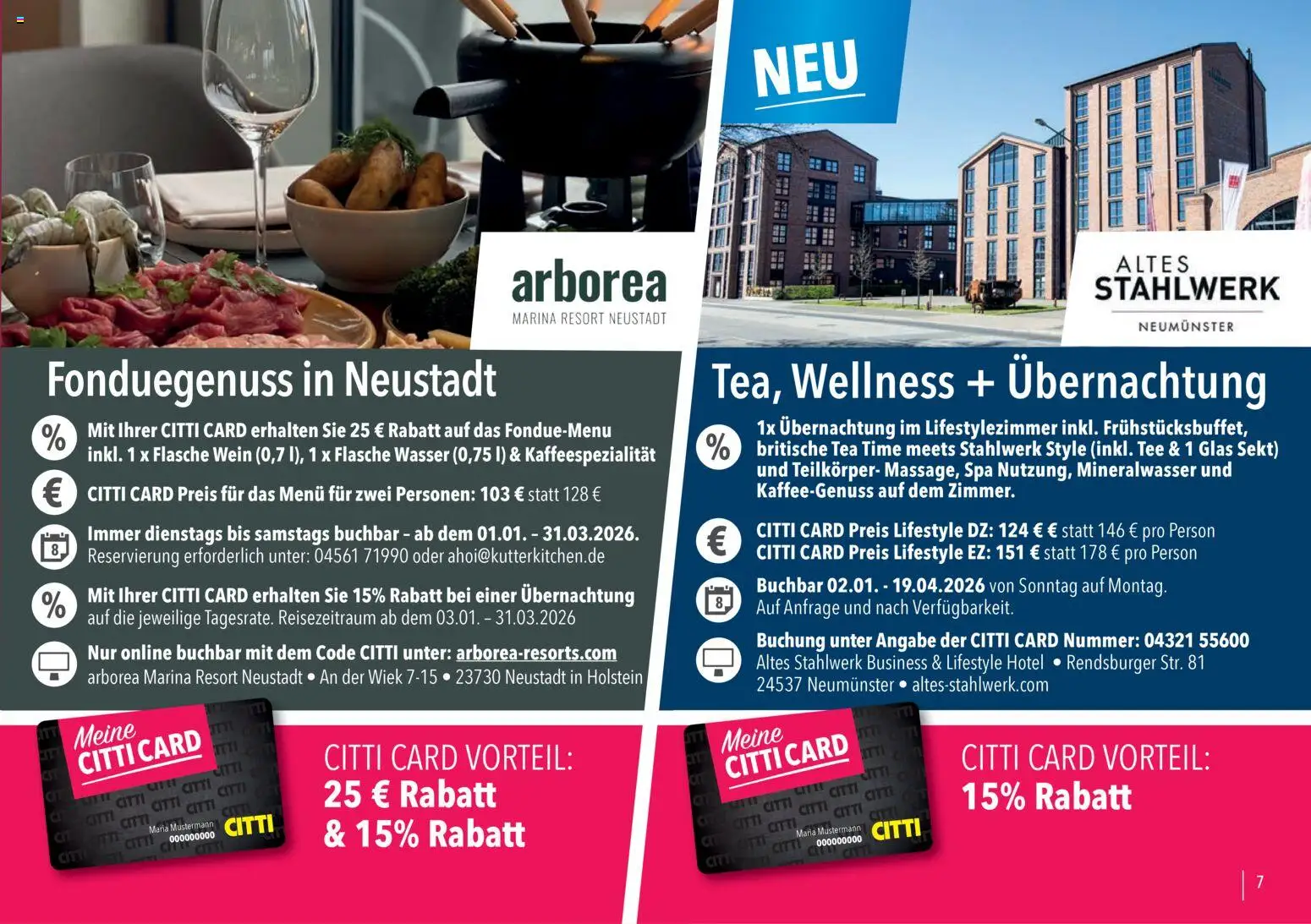 CITTI Markt - Vorteilsheft - Seite 7 - gültig ab 01.01.2026