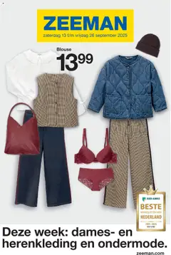 Zeeman - Folder geldig vanaf 13-09-2025