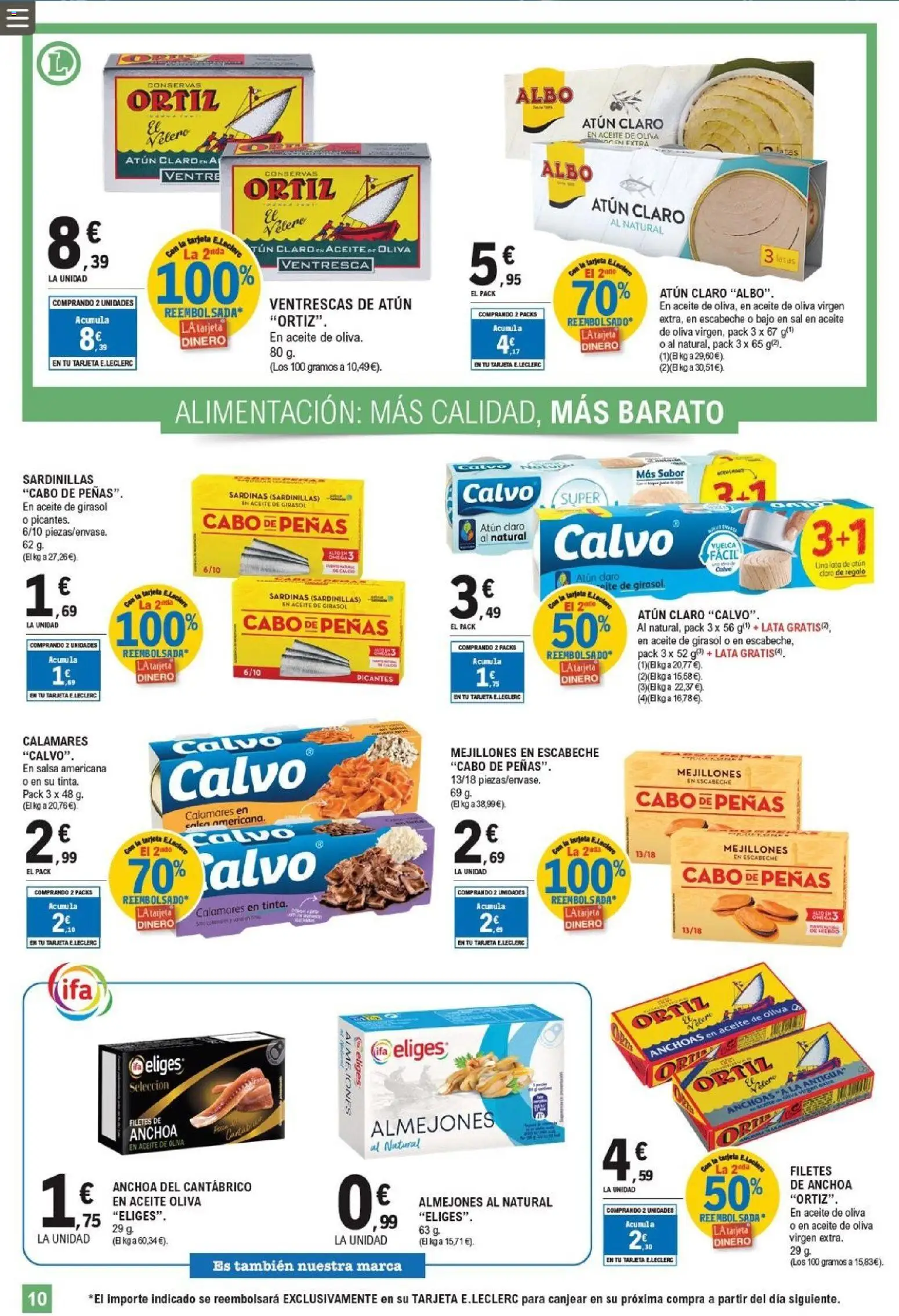 E.Leclerc folleto - Página de 10 - Válido desde 22/04/2026