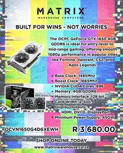 Preview Matrix Warehouse GPU Specials valid from 13/02/2026