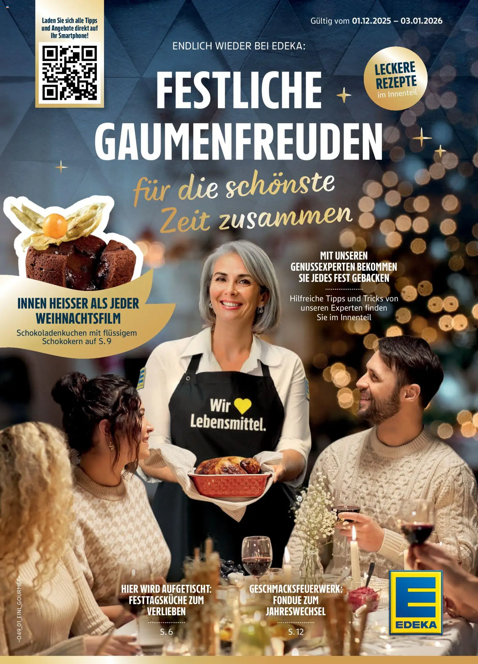 Edeka Weihnachtsbroschüre - Seite 1 - gültig ab 01.12.2025