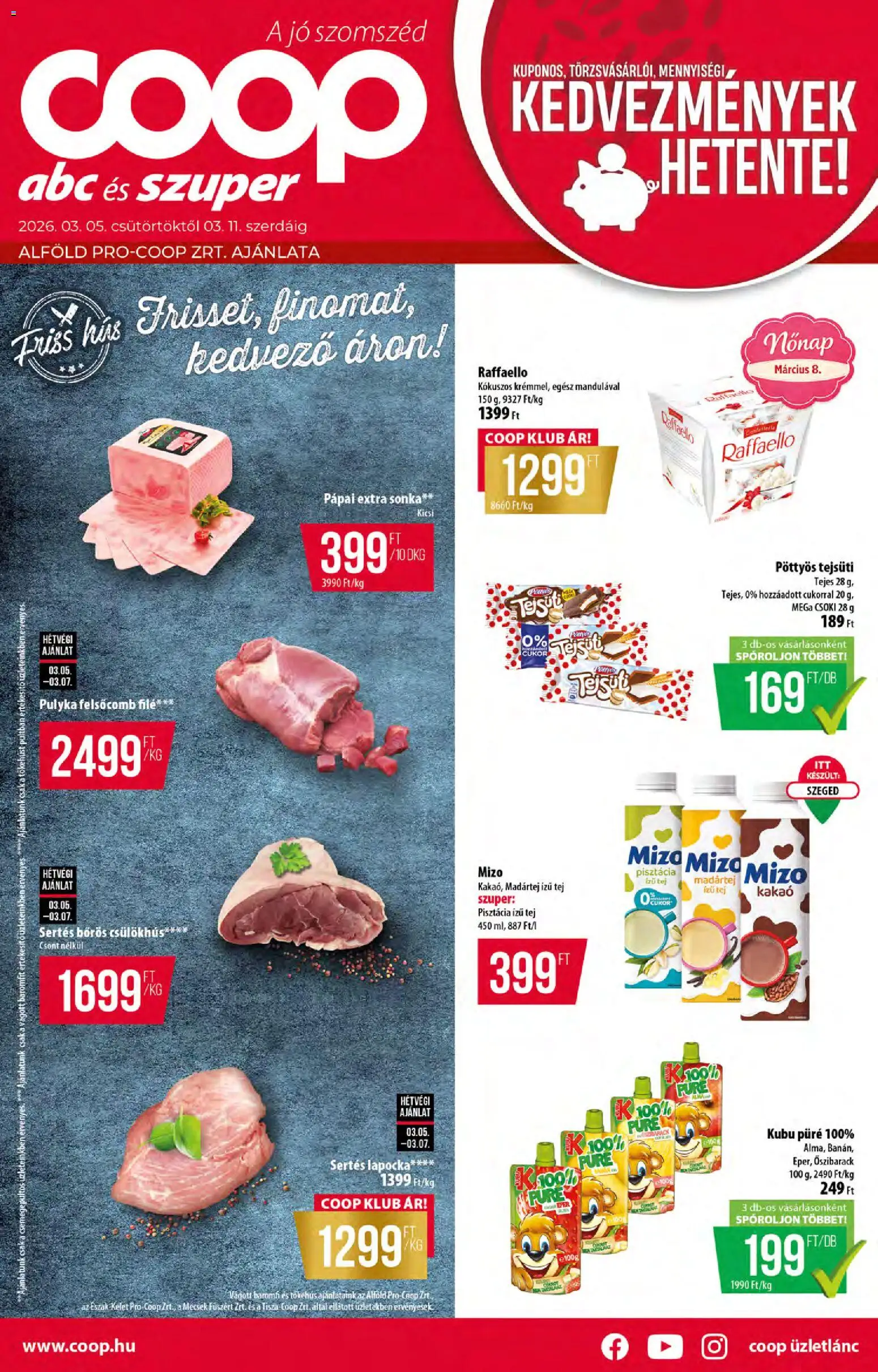 COOP - Abc & szuper / Alföld Pro-Coop Zrt. - 1oldal - érvényes 2026.03.05.-tól