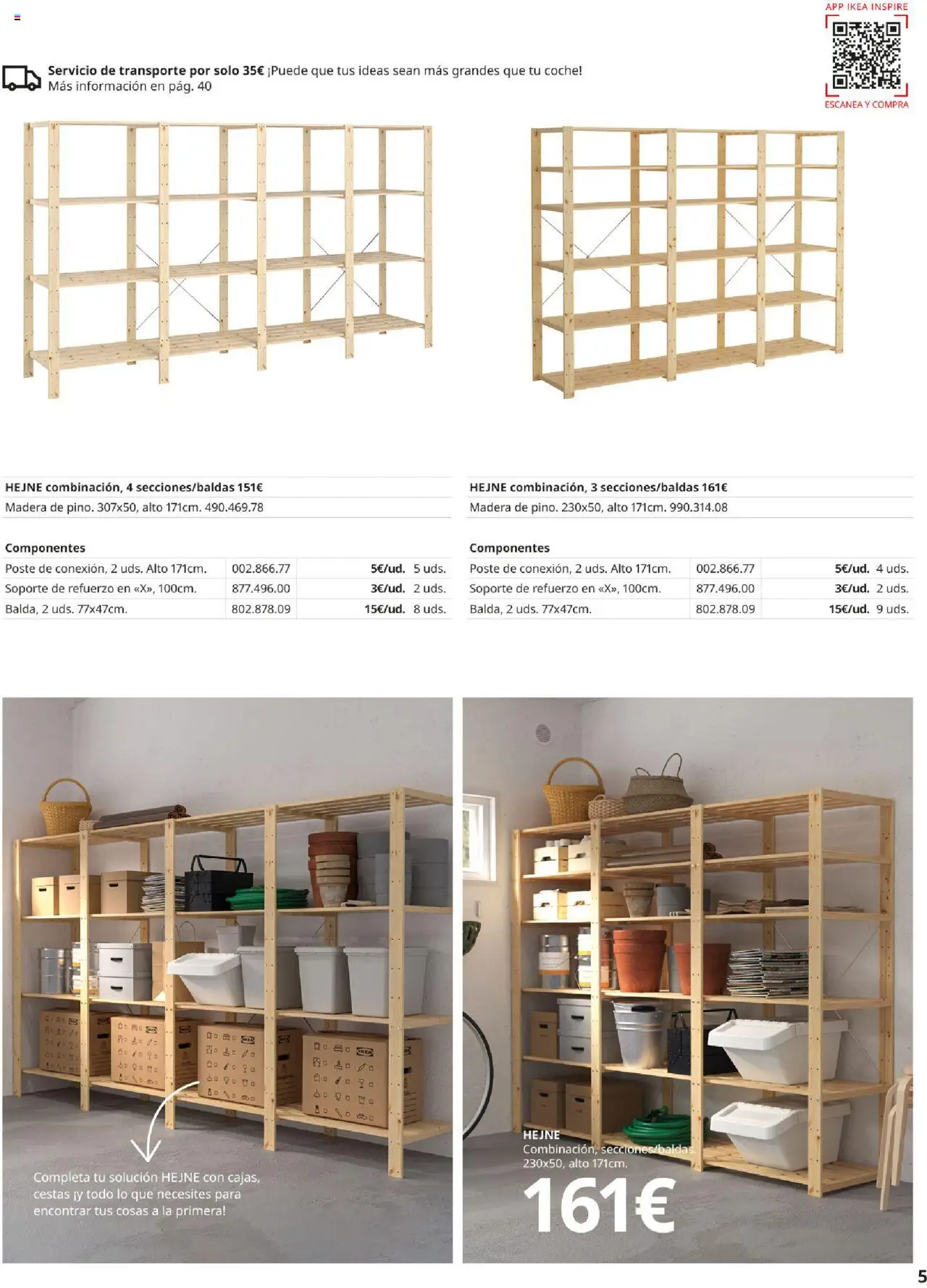Catálogo IKEA Almacenaje secundario - Página de 5 - Válido desde 01/09/2025