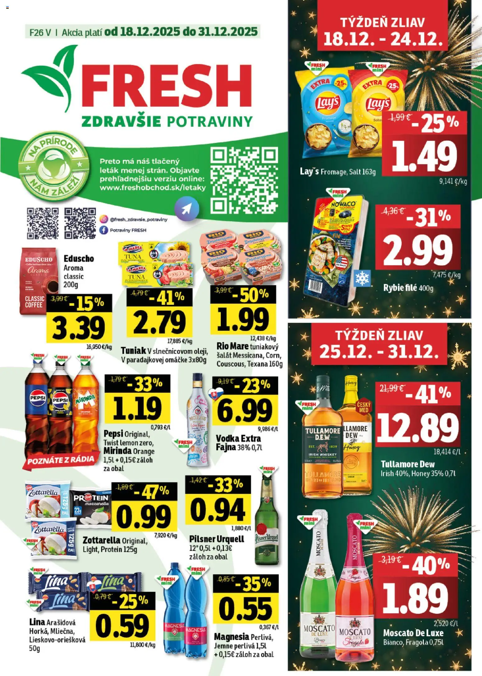 Fresh Východné Slovensko - strana 1- platný od 18.12.2025