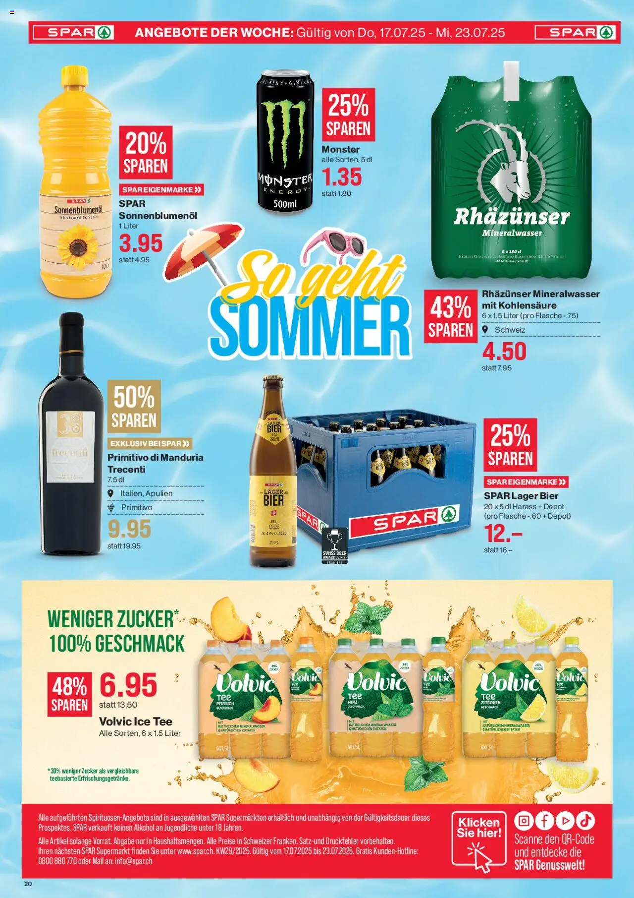 SPAR Aktionen - Seite 20- gültig ab 17.07.2025