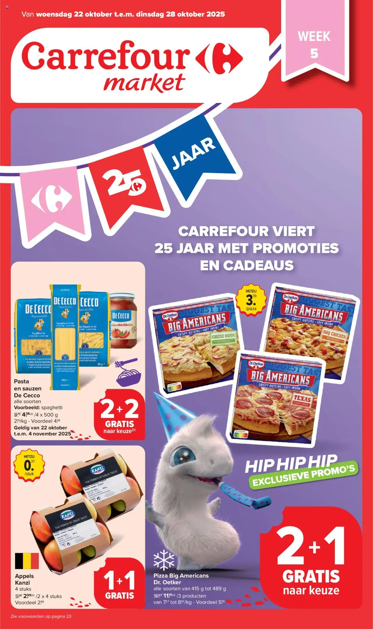 Carrefour - Market Promoties - pagina 1- geldig vanaf 22/10/2025