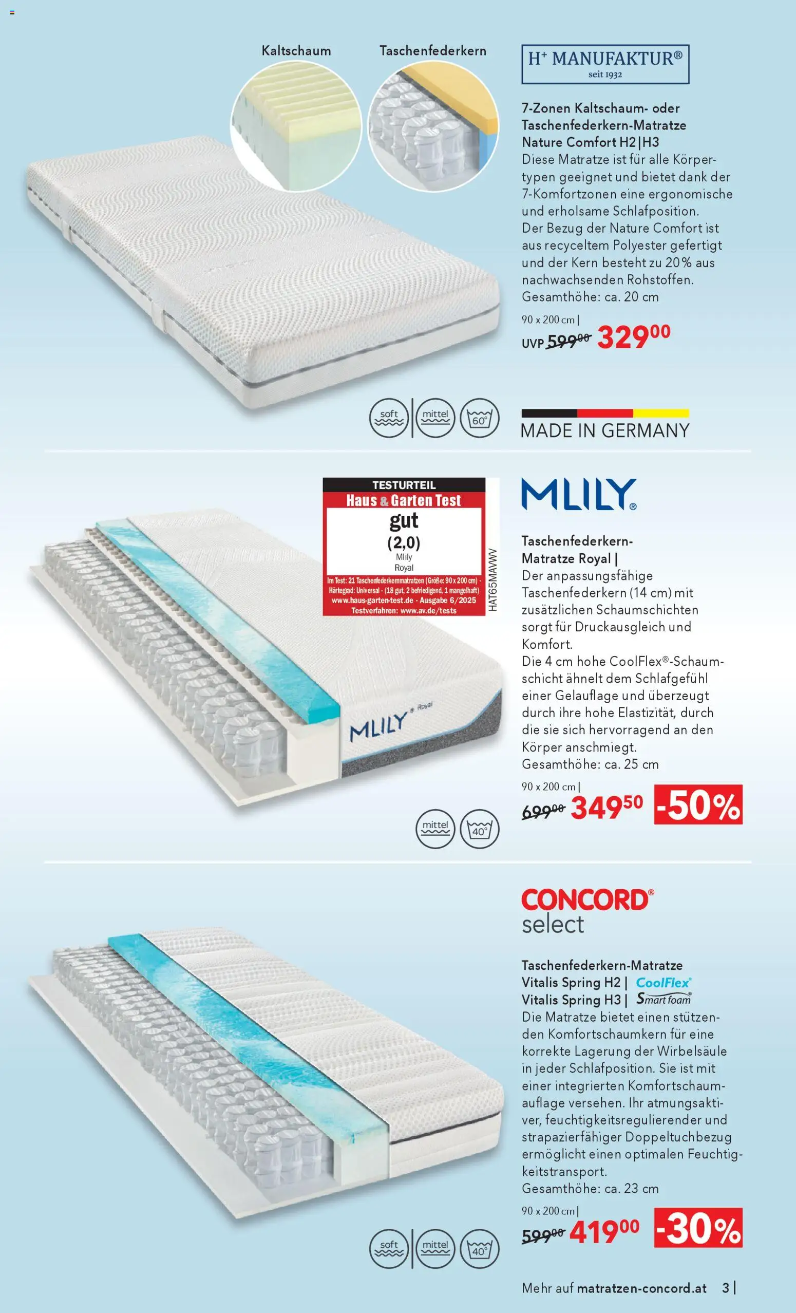 Matratzen Concord Flugblatt - page 3- valid from 25.03.2026