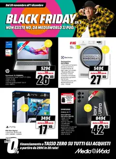 Anteprima Media World - Black Friday valida dal 20/11/2025