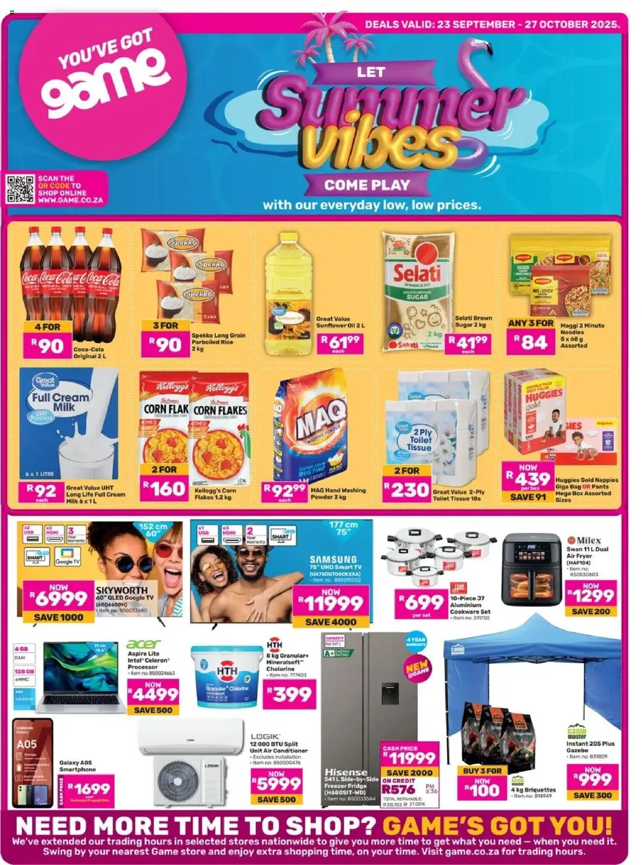 Game Specials - page 1- valid from 23/09/2025