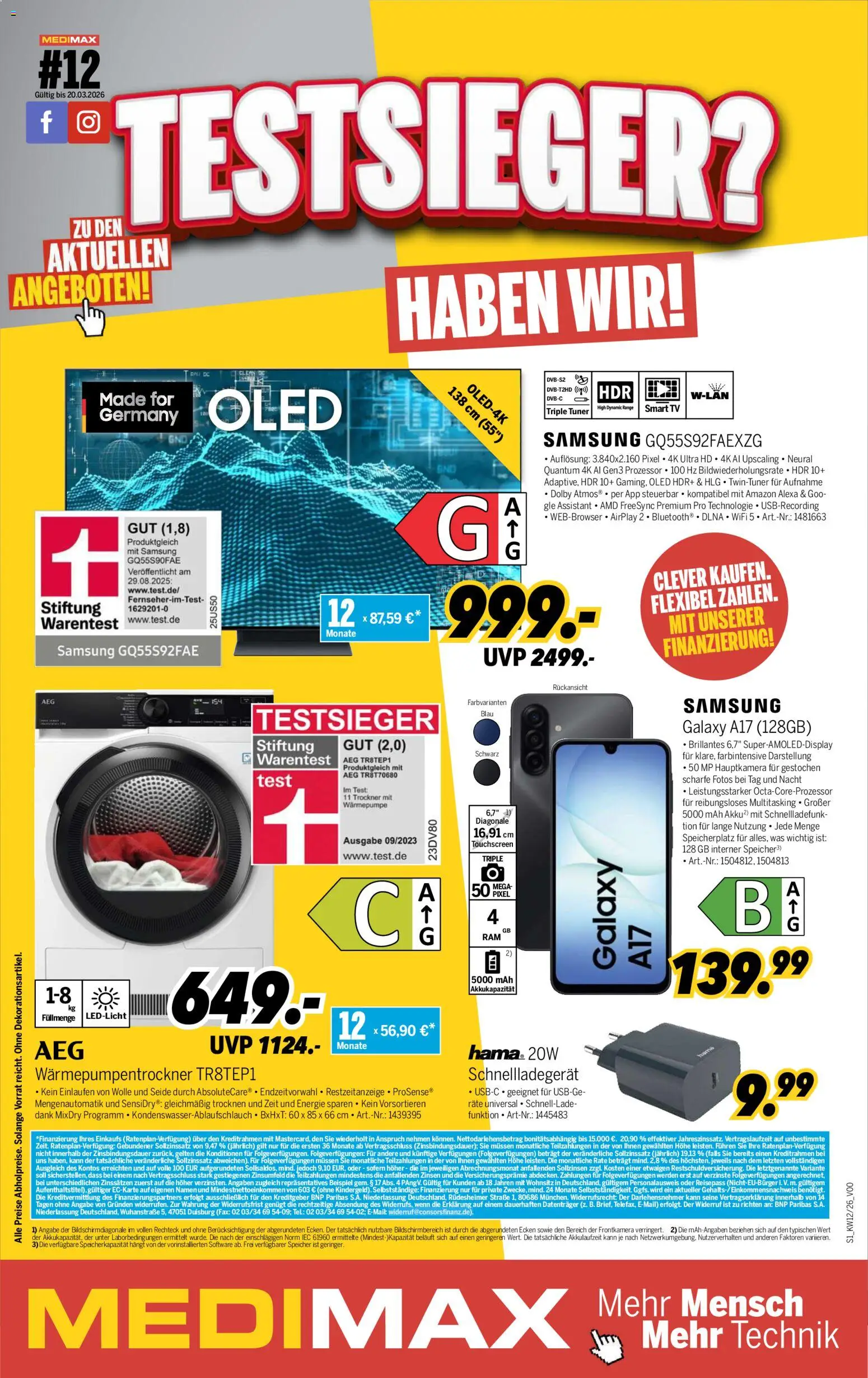 Medimax Prospekt 	 - Seite 1 - gültig ab 13.03.2026