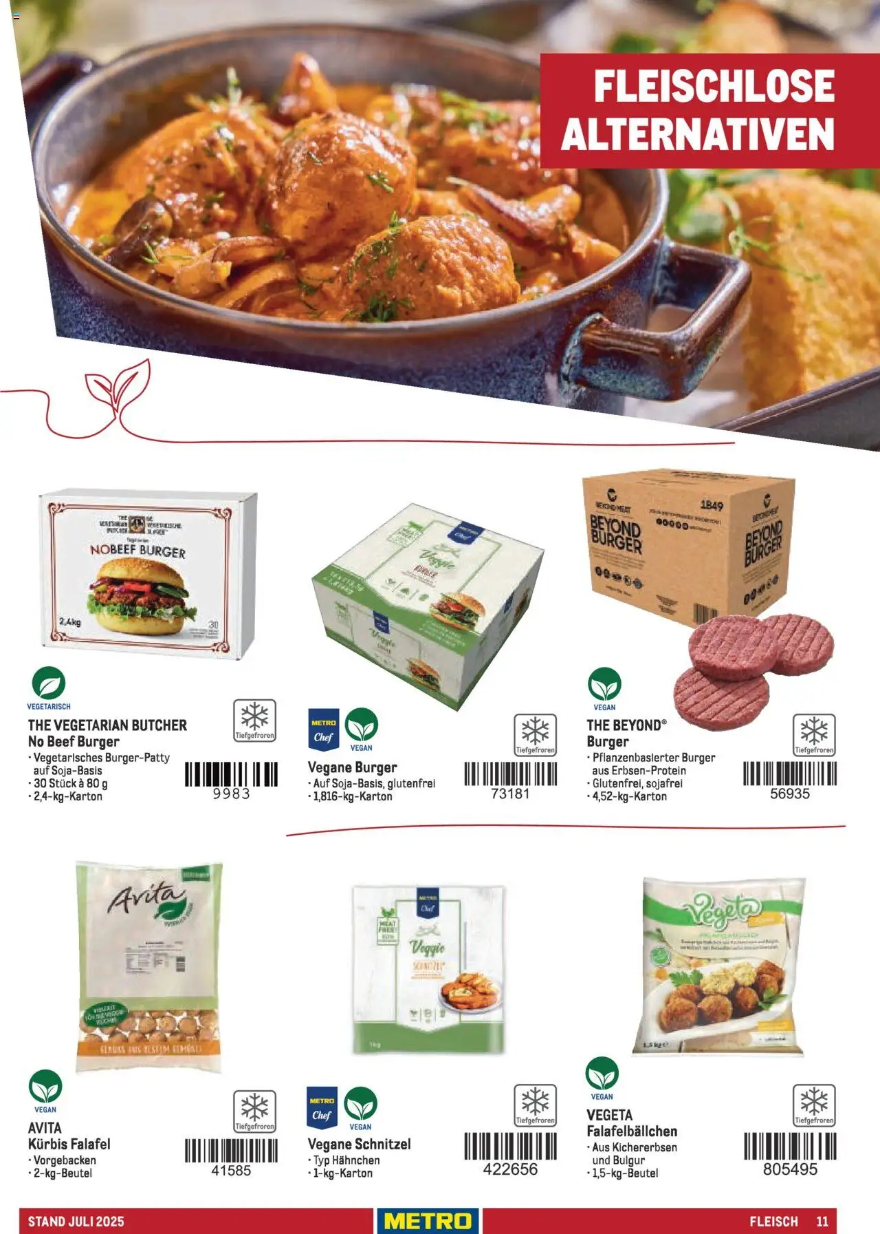 Metro - Sortimentskatalog Lieferservice - Seite 11 - gültig ab 31.07.2025